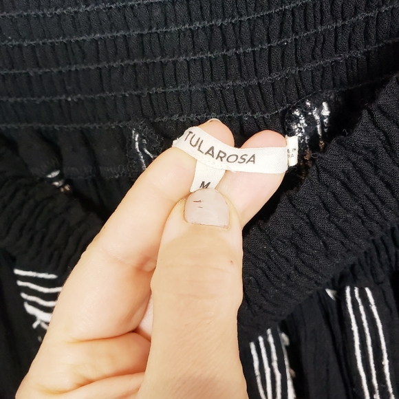 Tularosa smocked waist off the shoulder dress - Picture 6 of 7